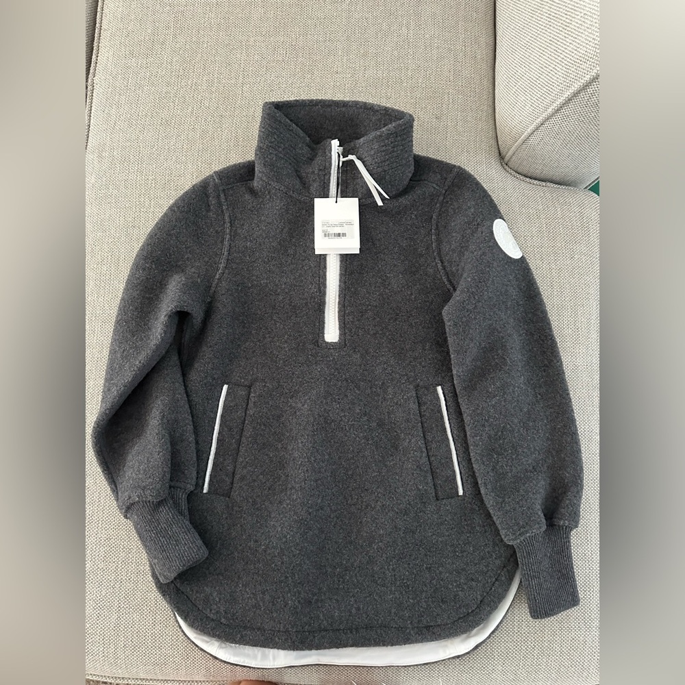 Canada Goose Severn Fleece Wool 1/2-Zip Sweater